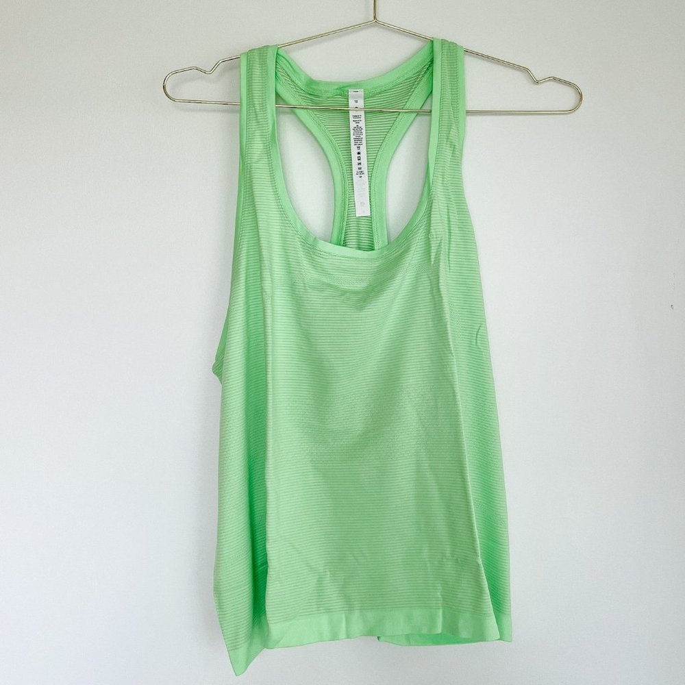 NWT Lululemon Swiftly Tech Racerback 2.0 *Race Length in Neo Mint/Neo Mint